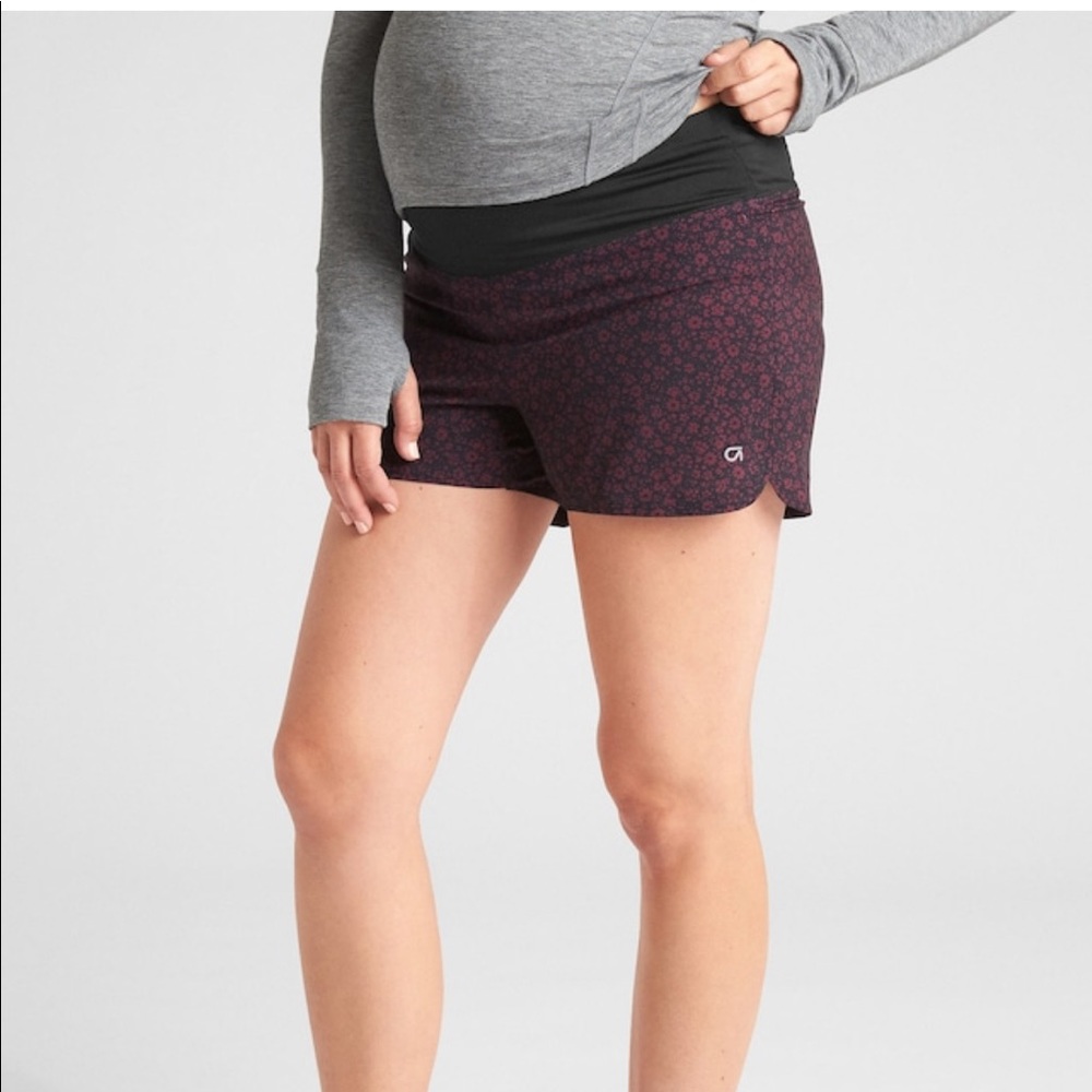 GAP Maternity Running Shorts Floral Print XS